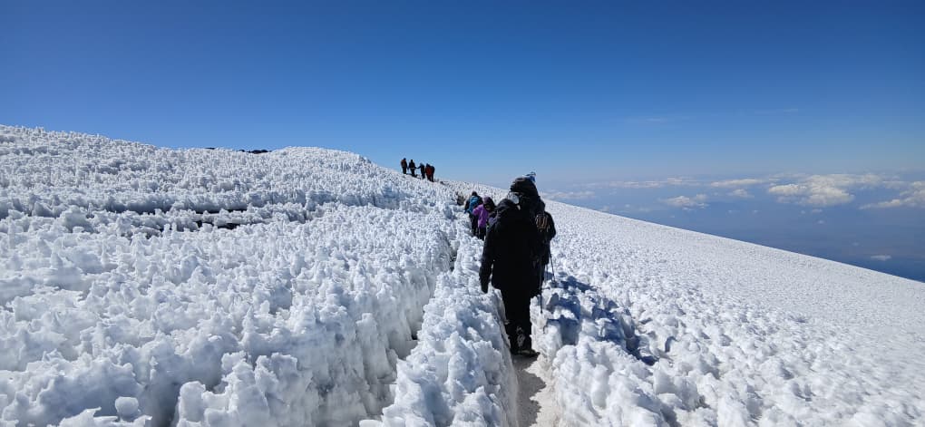 Nearing Peak of Kili
